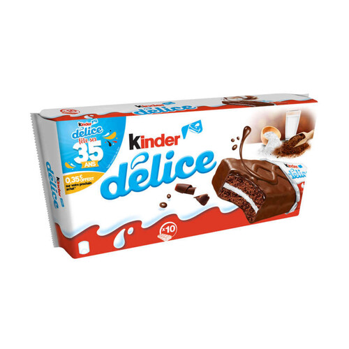 Kinder Delice Cacao Gateau x10 390g
