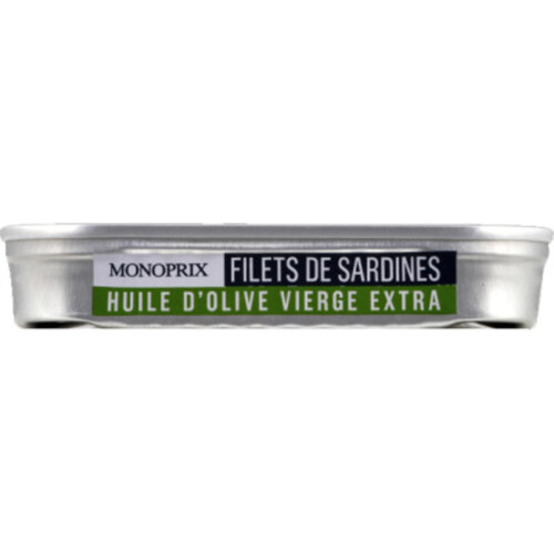 Monoprix Filets de Sardines Huile d'Olive Vierge Extra 70g