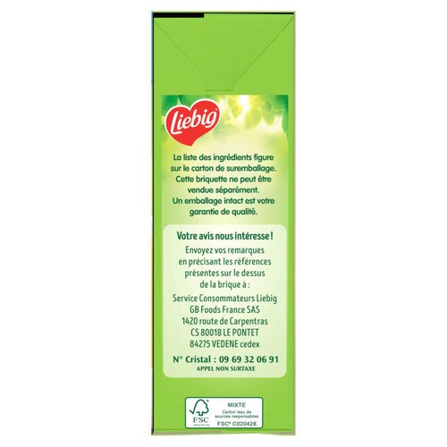 Liebig PurSoup' Velouté de légumes façon poêlée 2x30cl