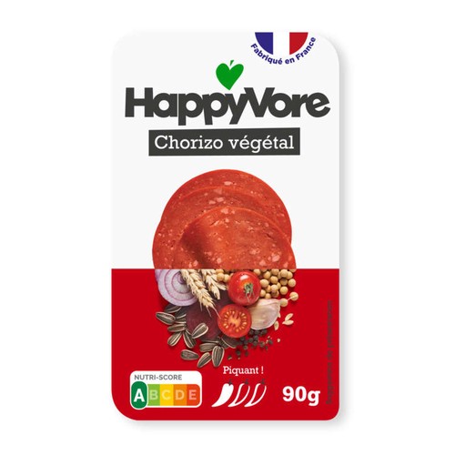 Happyvore Chorizo 100% Végétal 90g