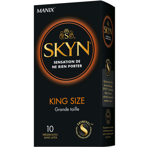 Manix Préservatifs King Size Grande Taille - Skyn