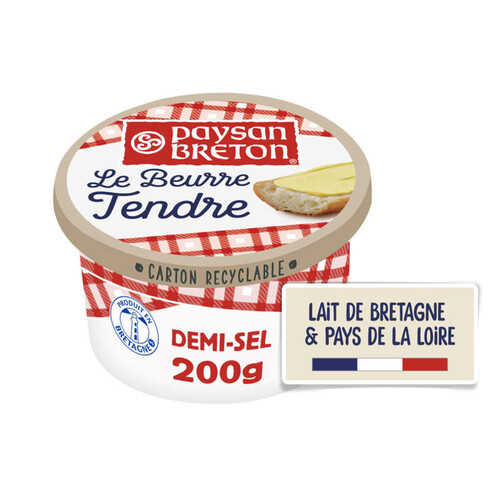 Paysan breton beurre tendre demi-sel 200g