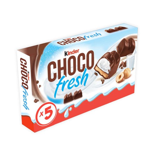 Kinder Chocofresh Milky Cream Barre Chocolatée x5