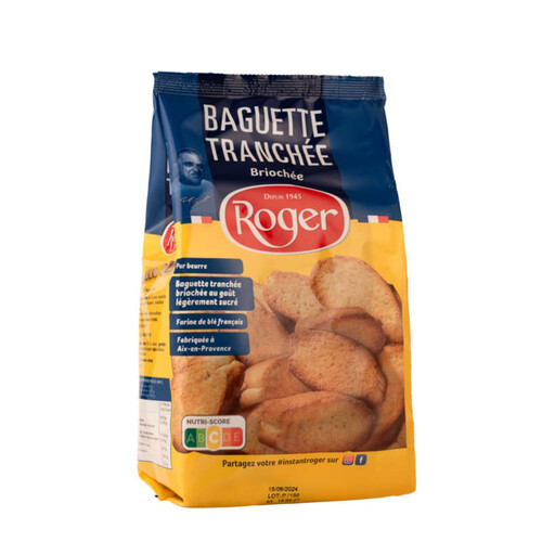 Roger Baguette Tranchée Briochée 180g