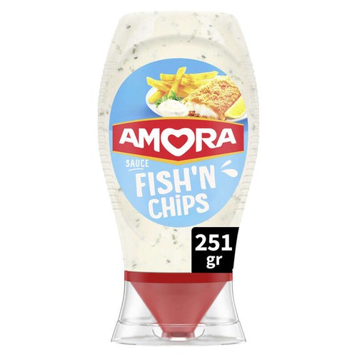 Amora Sauce Fish'n'Chips Flacon Souple 251g