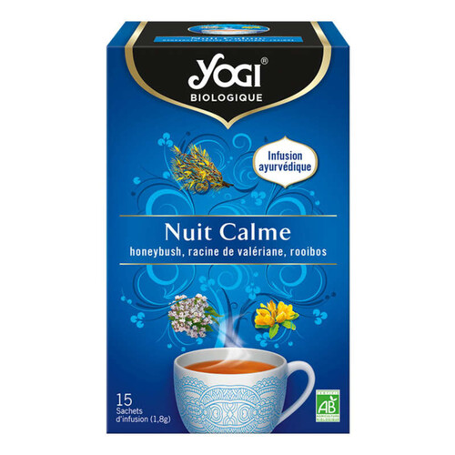 Yogi Nuit Calme Infusion Bio x15 Sachets 27g