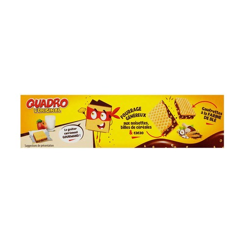 Cémoi Quadro L'Original saveur Noisette & Cacao 187g