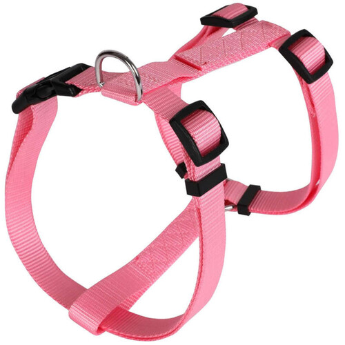 Animalis Harnais Basic Rose pour Chien 15mm 43/65cm