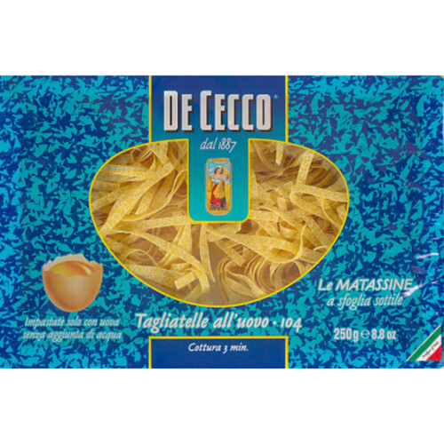 De Ceco Tagliatelle œuf 250g