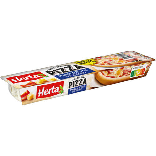 Herta Pâte à Pizza Epaisse et Ronde 450g