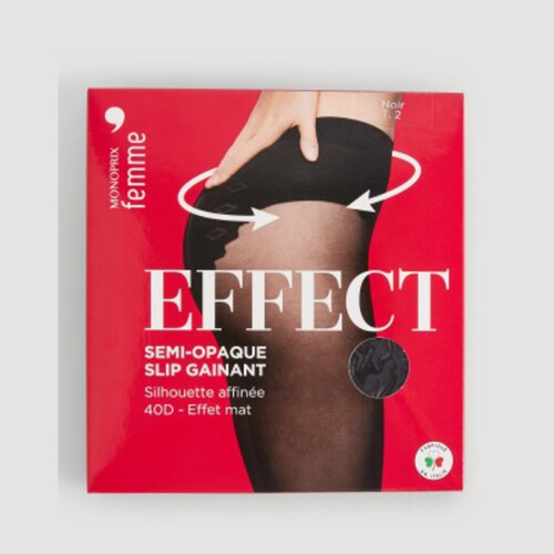 Monoprix Culotte Haute Gainant Noire Taille 2