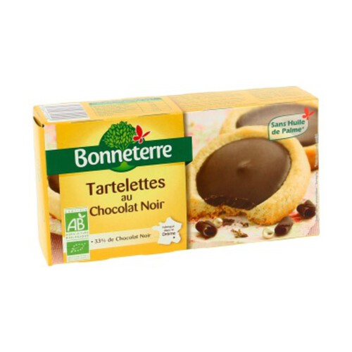 [Par Naturalia] Bonneterre Tartelettes Au Chocolat Noir 125G Bio