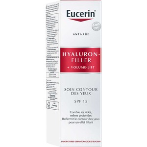 [Para] Eucerin Hyaluron-Filler + Volume Lift Soin Contour Dds Yeux 15Ml
