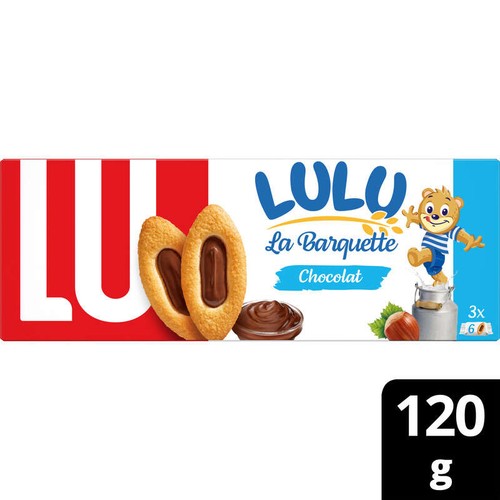Lu Lulu La Barquette Biscuits Chocolat 120g