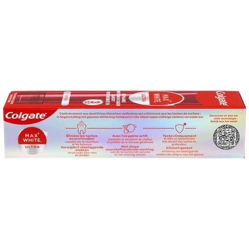 Colgate Max White Dentifrice Ultra Active 75ml