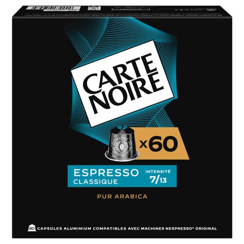 Carte Noire Café Capsules Compatibles Nespresso Espresso 7 330g