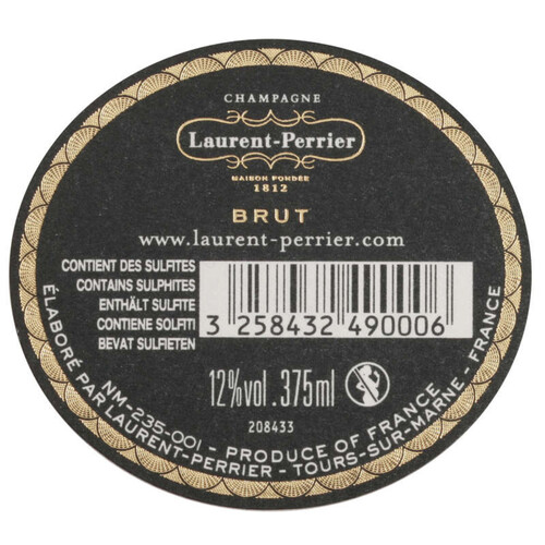 Laurent-Perrier A.O.P. Champagne Laurent Perrier Brut La Cuvée 37,5Cl