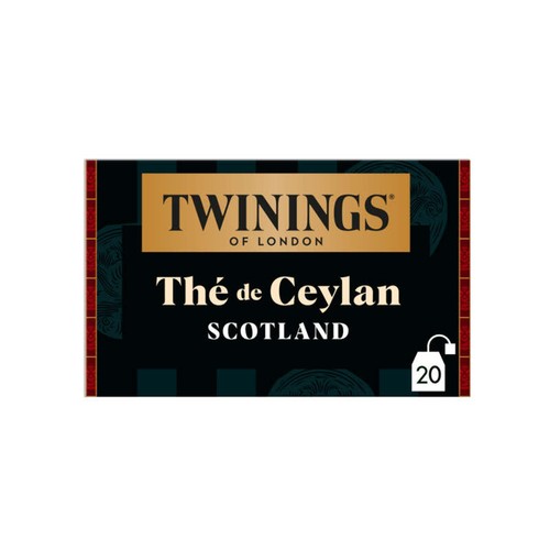 Twinings Thé de Ceylan Scotland 20 Sachets 40g