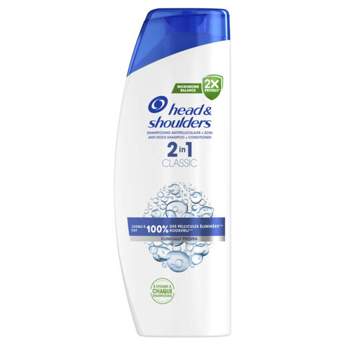 Head & Shoulders classic 2en1 shampoing antipelliculaire 625ml