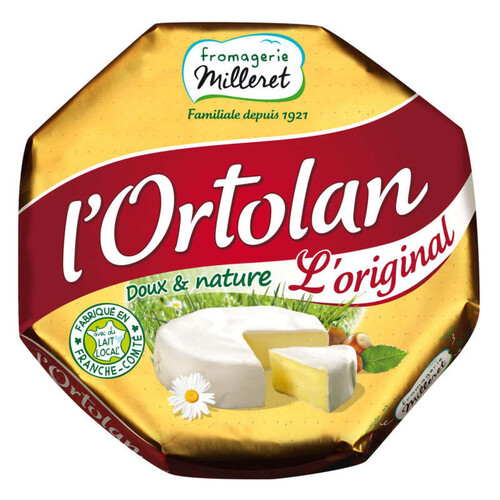 Fromagerie Milleret l’ortolan nature 250g