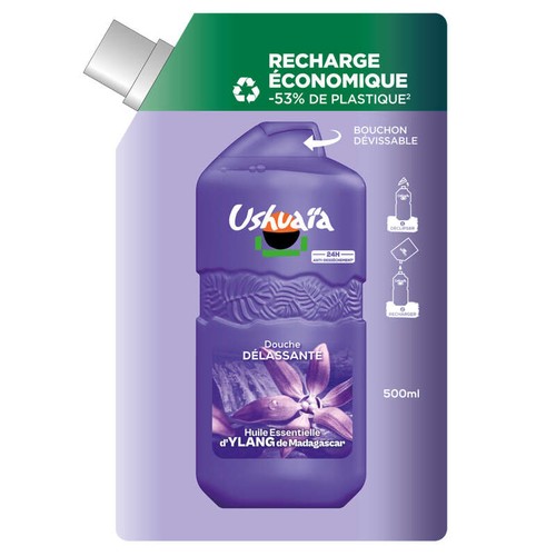 Ushuaia Douche Ecopack Ylang 500ml