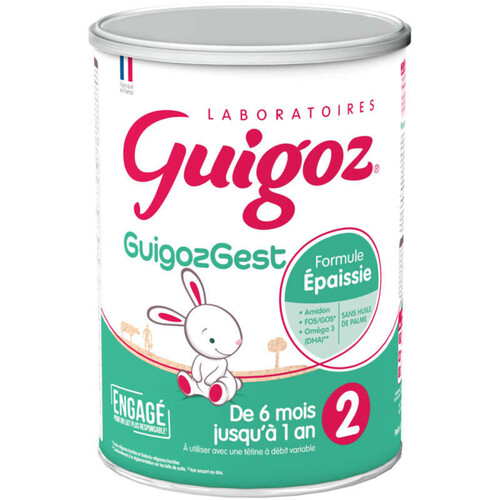 Guigoz GuigozGest 2 de 6 mois à 1 an 830g