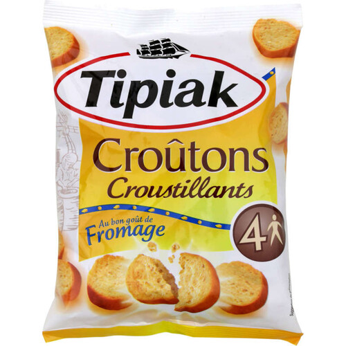 Tipiak Croûtons Croustillants Au Bon Goût De Fromage 90g