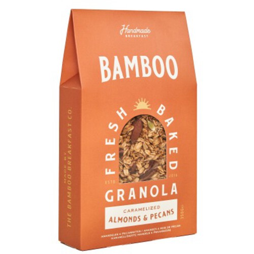 Bamboo Granola amandes & pécans caramélisées 350g