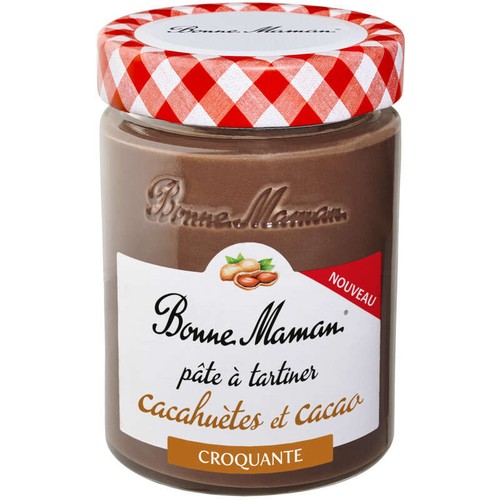 Bonne Maman Pâte à Tartiner Cacahuète et Cacao Bonne Maman 330g
