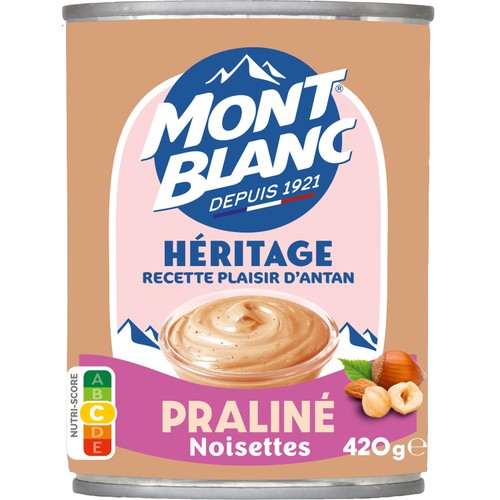 Mont Blanc Héritage Crème dessert praliné 420g