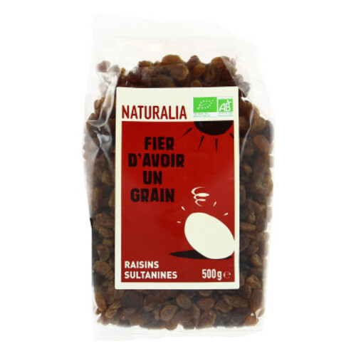 Naturalia Raisins Secs Sultanines Bio 500g