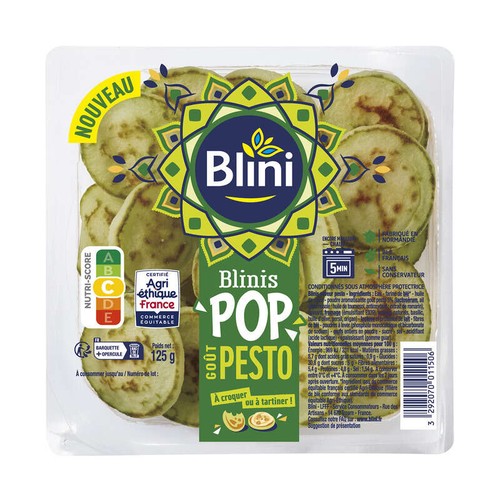 Blini, Blinis Pesto Agriéthique 125g