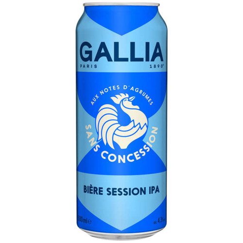 Gallia Sans Concession Bière Session IPA boite 50cl