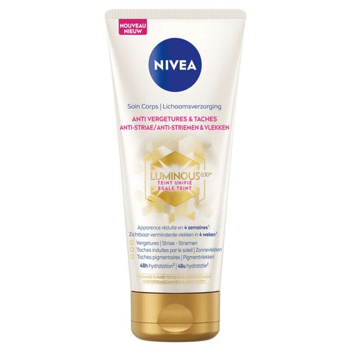 Nivea Crème Corps Anti-vergetures & Taches Luminous 630 200ml