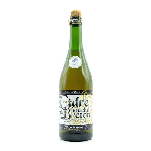 Cidre Bouche Breton Cidre pur jus Artisanal Brut 75cl