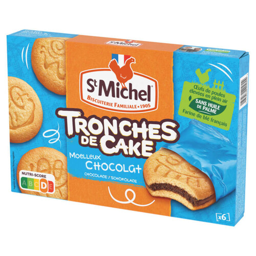 Saint Michel Tronches De Cake Chocolat X6