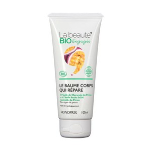 Monoprix La Beauté Bio Engagée Le Baume Corps Qui Répare 100ml