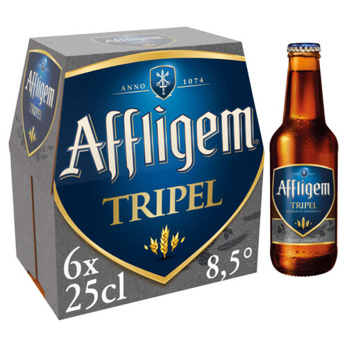 Affligem Tripel bière d'Abbaye 9° 6 x 25cl