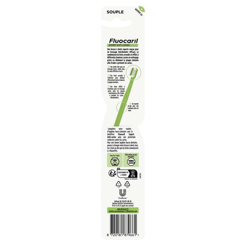 Fluocaril Brosse à dents Souple Expert Anti-Caries x1