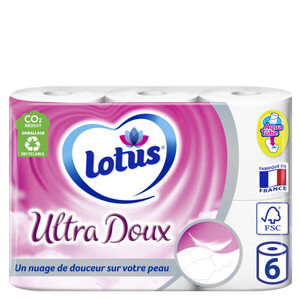 Lotus Papier Toilette Ultra Doux x6 rouleaux