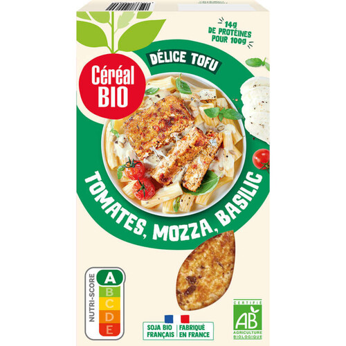 Délice Tofu tomate mozzarella bio 180g