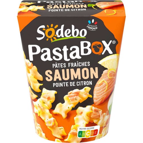Sodebo Pasta Box Fusilli au saumon 300g