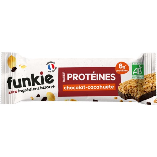 Funkie Bar Chocolat Cacahuète 35g