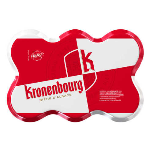 Kronenbourg bière blonde, 4,2%vol. 6x50cl