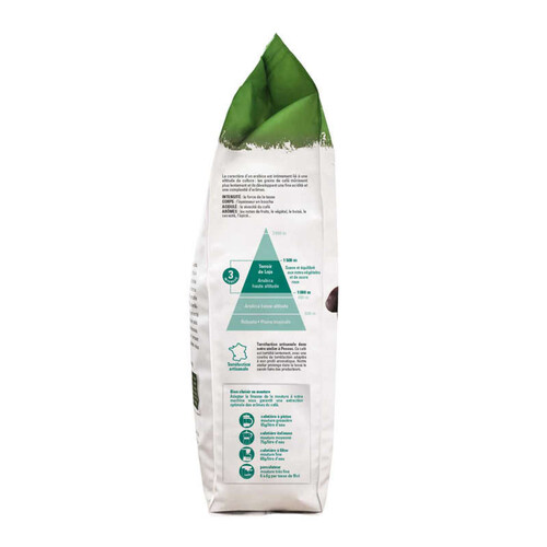 Arabica bio en grains Équateur 1kg issu du Commerce Equitable