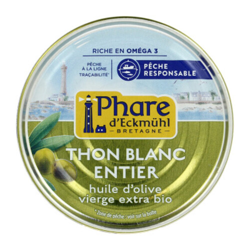 [Par Naturalia] Phare D'Eckmuhl Thon Blanc À L'Huile D'Olive Msc 160G