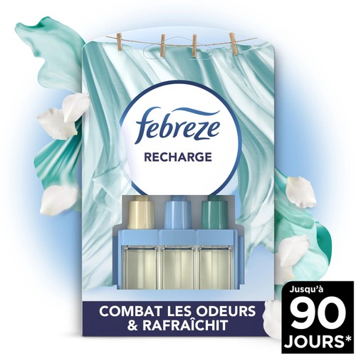 Febreze Recharge diffuseur pour linges frais x3