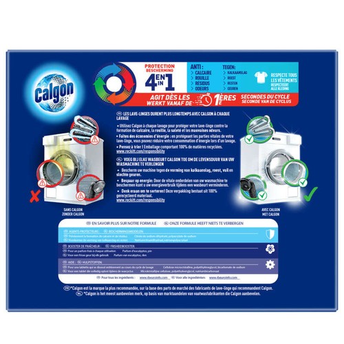 Calgon Anti-Calcaire Pour Lave-Linge X48
