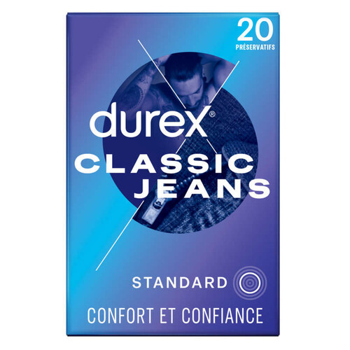 Durex Classic Jeans Préservatifs x20