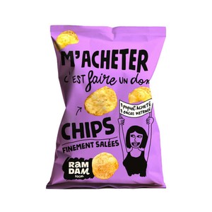 Ramdam Social Chips Finement Salées 125g